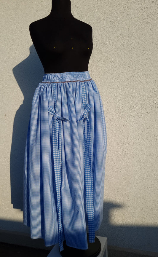 Maxi Gingham Skirt 2